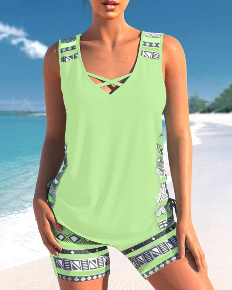 Selmira | Druck Tankini Set