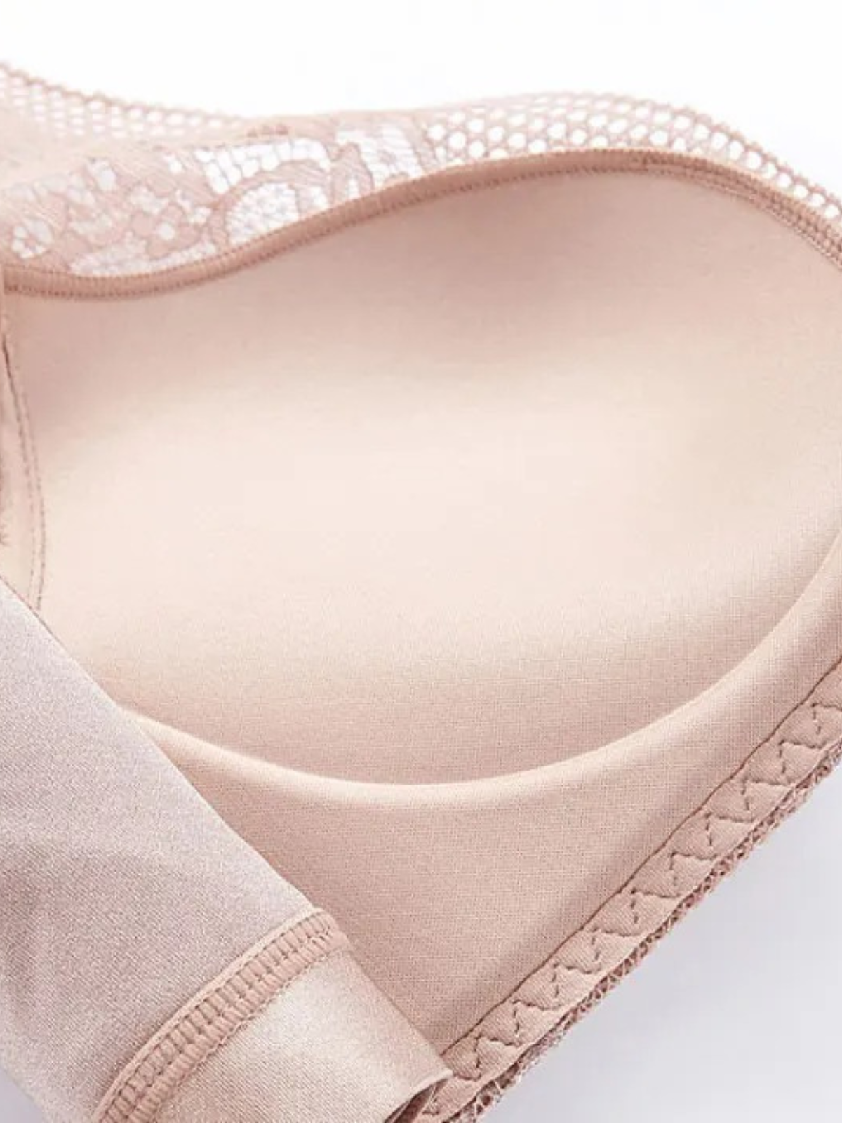Selmira Push-Up Plunge BH ohne Bügel mit Vorderverschluss