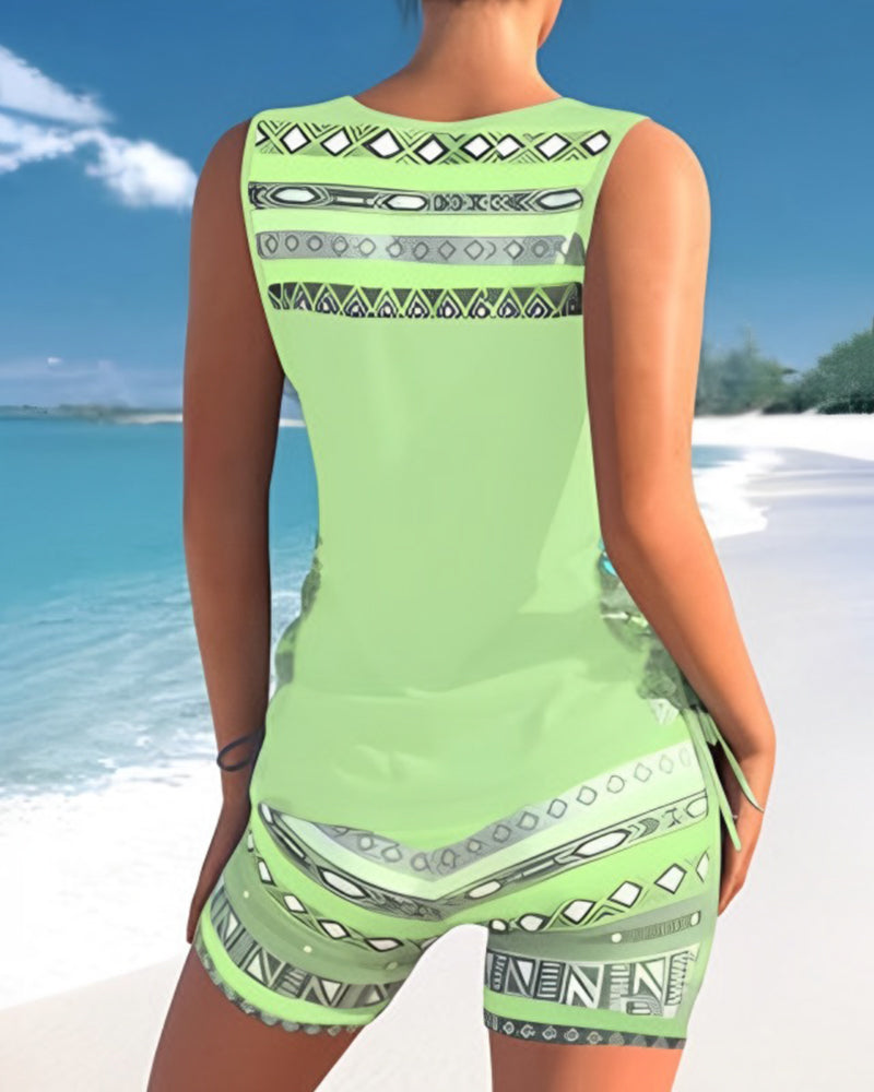 Selmira | Druck Tankini Set