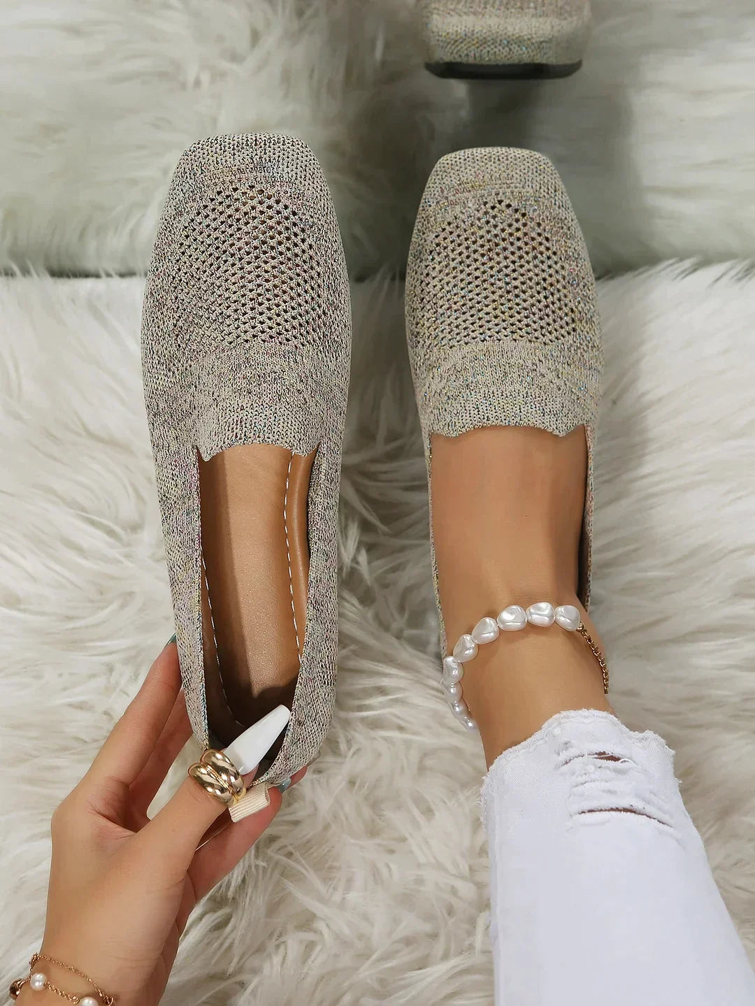 Selmira | Rutschfeste Flache Schuhe