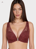 Fiora Bügelloser Spitzen-BH mit Frontverschluss