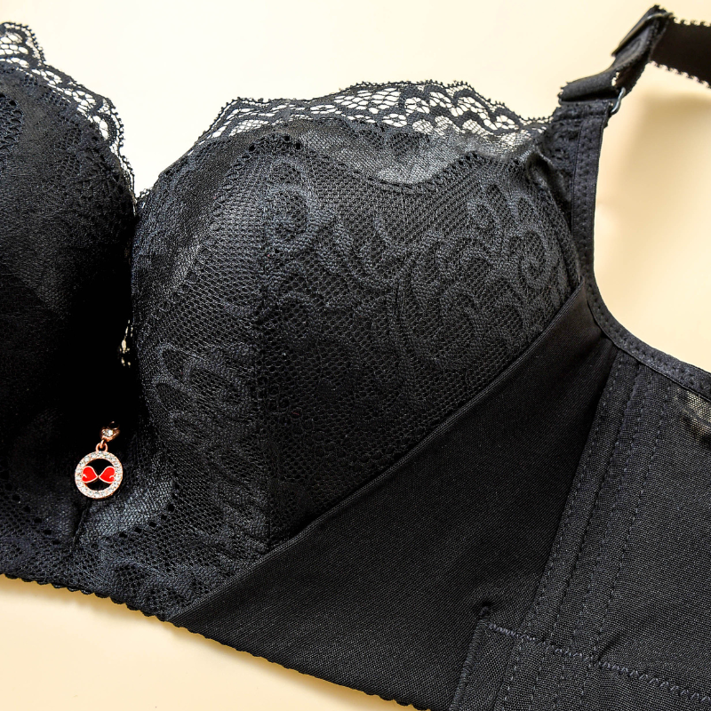 Selmira Push-Up BH mit Spitze | Komfort BH mit Halt & natürlichem Push-Up
