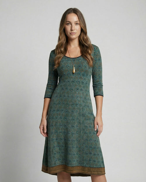 Boho Elegantes Midikleid Damen | Selmira