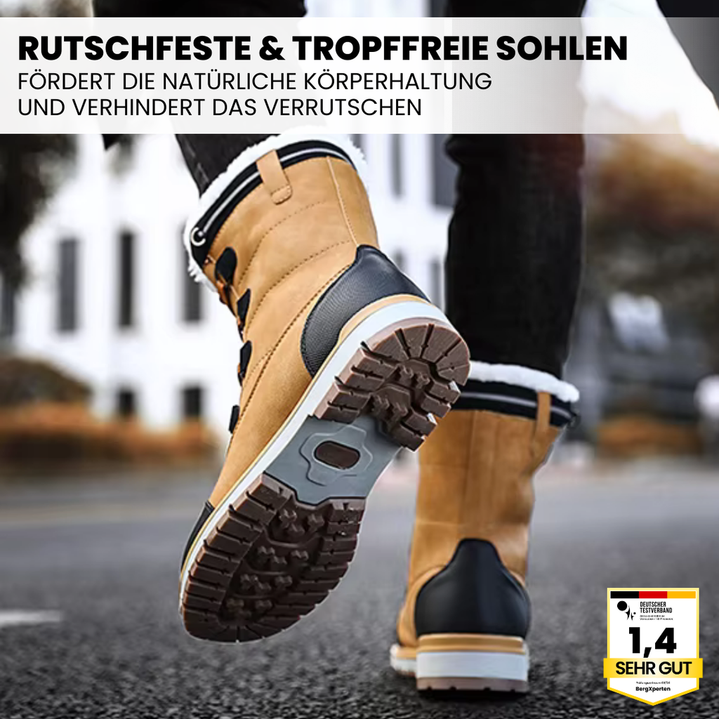 OrthoBoot Pro – Wasserdichte Winterstiefel mit Wärmeisolierung und Komfort-Passform