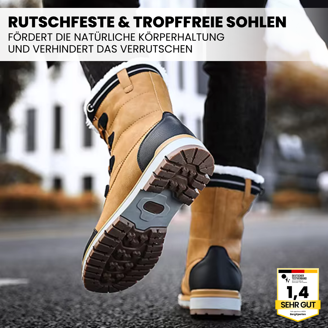 OrthoBoot Pro – Wasserdichte Winterstiefel mit Wärmeisolierung und Komfort-Passform