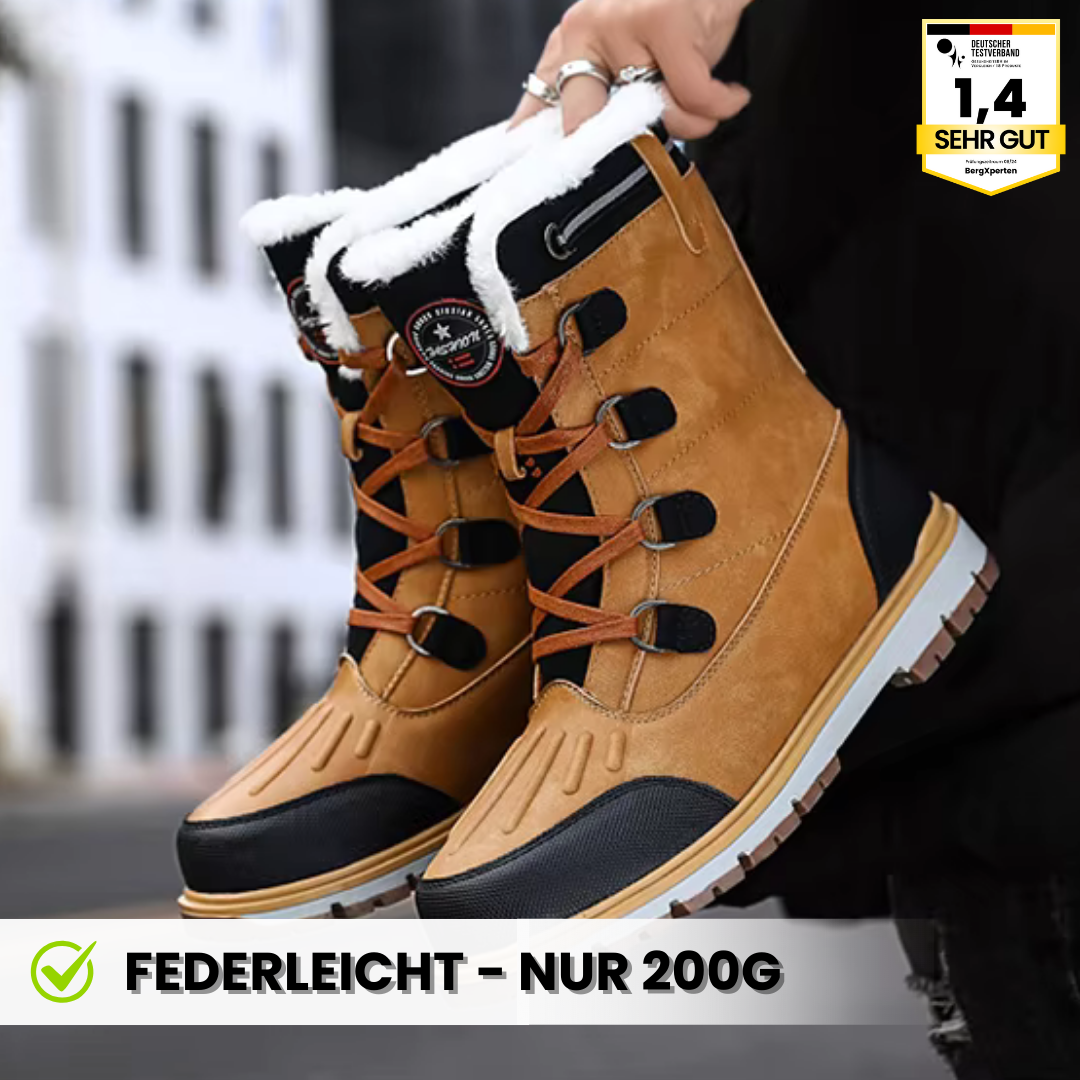OrthoBoot Pro – Wasserdichte Winterstiefel mit Wärmeisolierung und Komfort-Passform