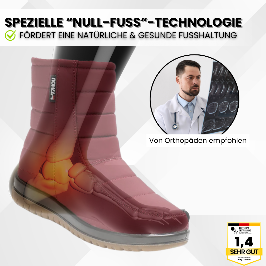 Winterstiefel – Wasserdichte gefütterte Komfortschuhe mit rutschfester Sohle