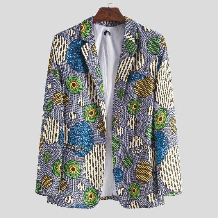 Damen Blazer im einzigartigen afrikanischen Muster mit modernem Schnitt Selmira
