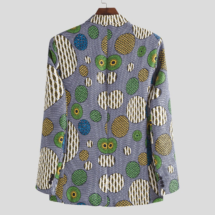 Damen Blazer im einzigartigen afrikanischen Muster mit modernem Schnitt Selmira