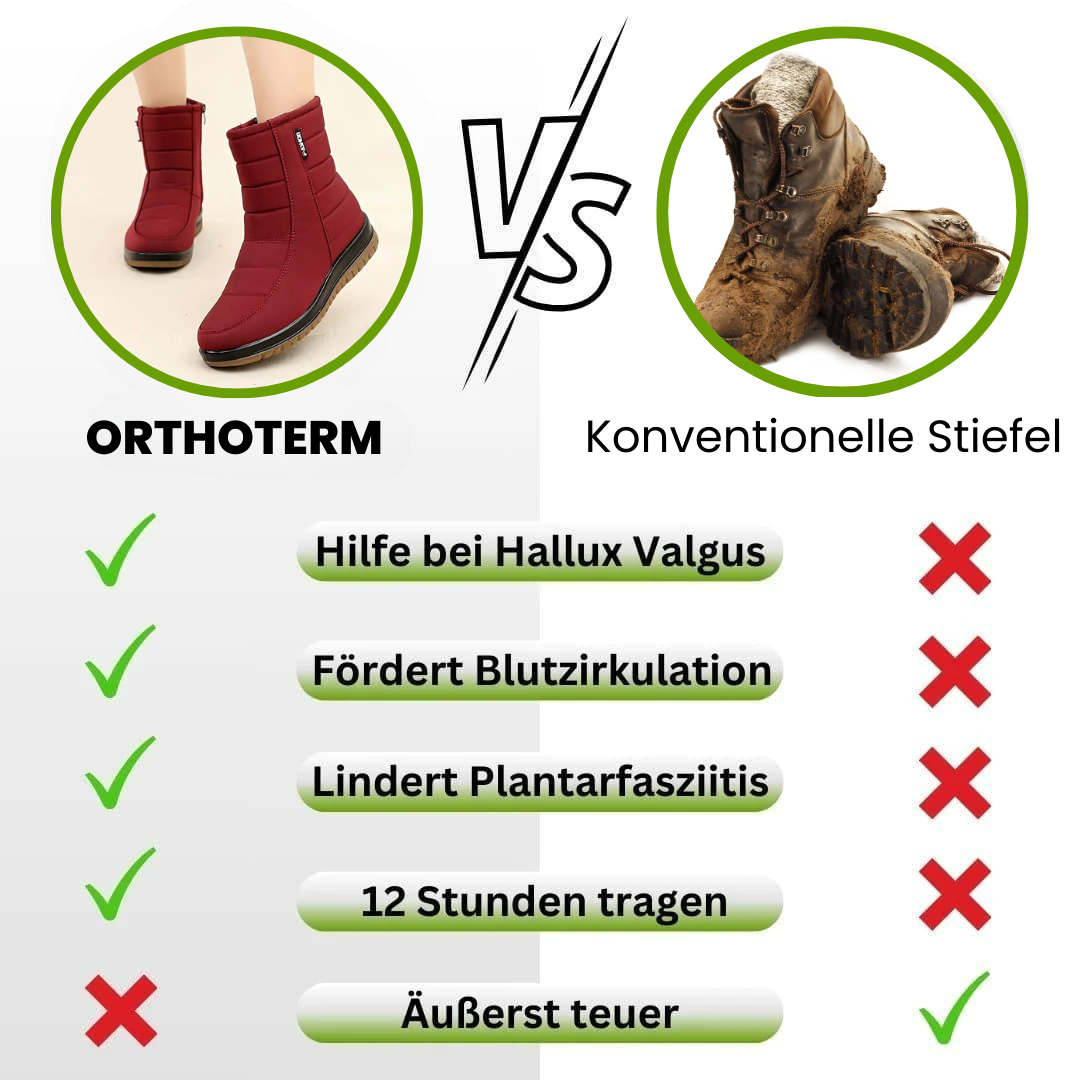 Winterstiefel – Wasserdichte gefütterte Komfortschuhe mit rutschfester Sohle
