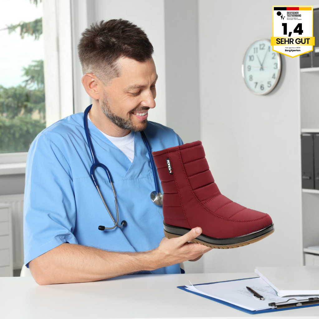 Winterstiefel – Wasserdichte gefütterte Komfortschuhe mit rutschfester Sohle