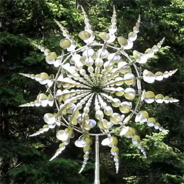 kaufsy | Neue Anti-Rost Magische Metall Windmühle-Kinetische Metall Windspiele