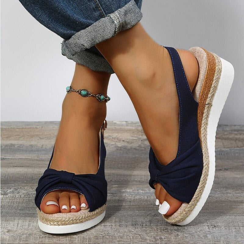 Selmira | Orthopädische Peep-Toe Wedges