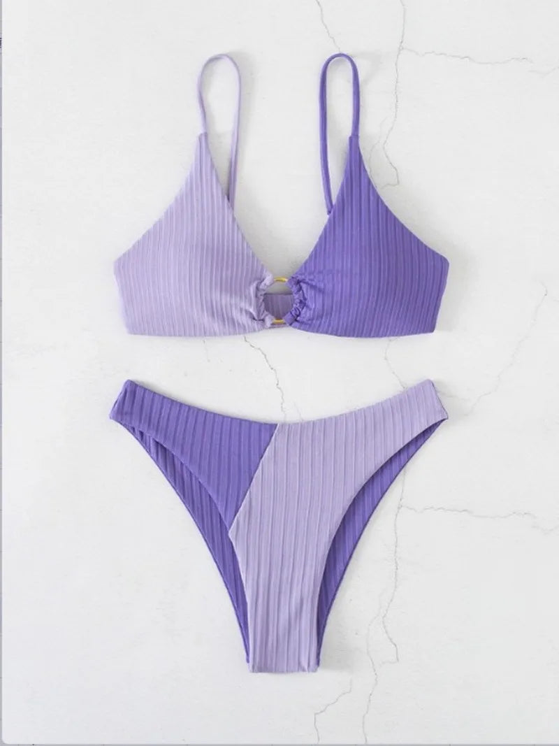 Selmira | Selmira | Push-Up-Bikini-Set mit Hoher Taille für Damen