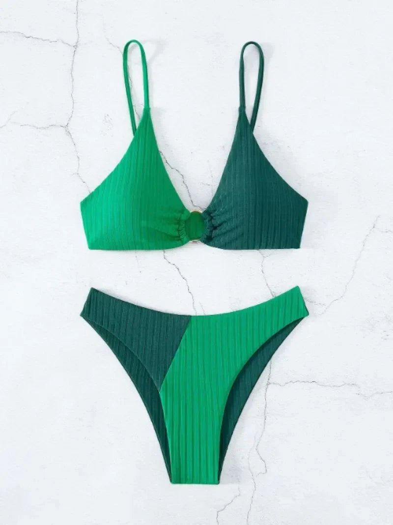 Selmira | Selmira | Push-Up-Bikini-Set mit Hoher Taille für Damen
