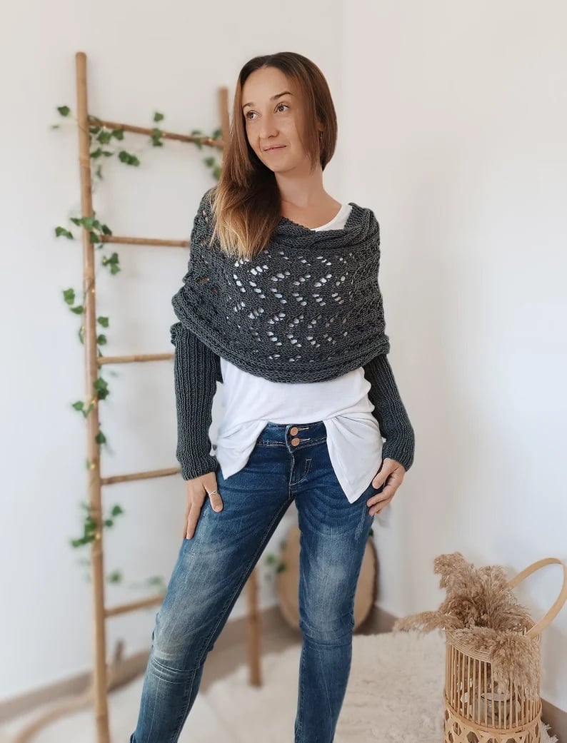 Selmira | Bequemer Strickschal
