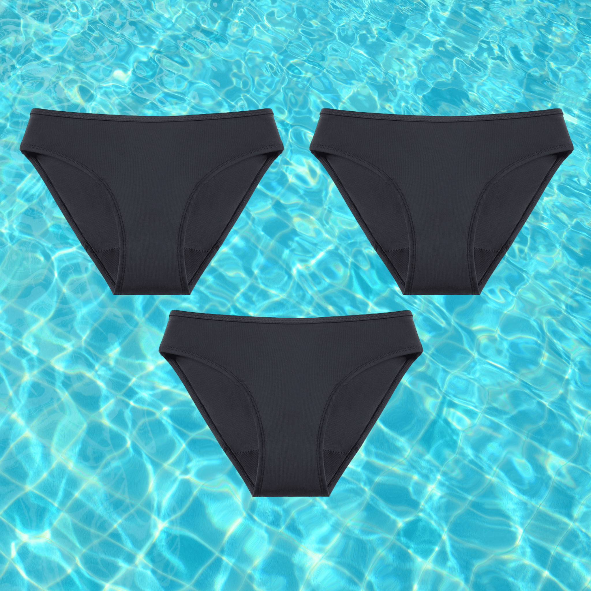 Selmira | Damen Menstruation Bikinislip Damenunterwäsche Schwimmbekleidung