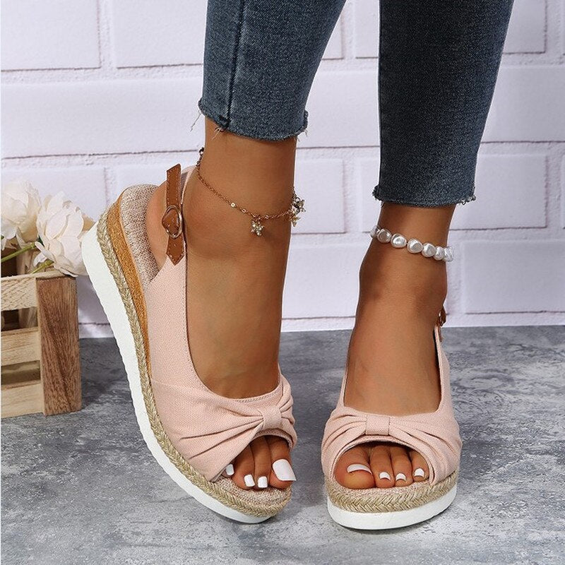 Selmira | Orthopädische Peep-Toe Wedges
