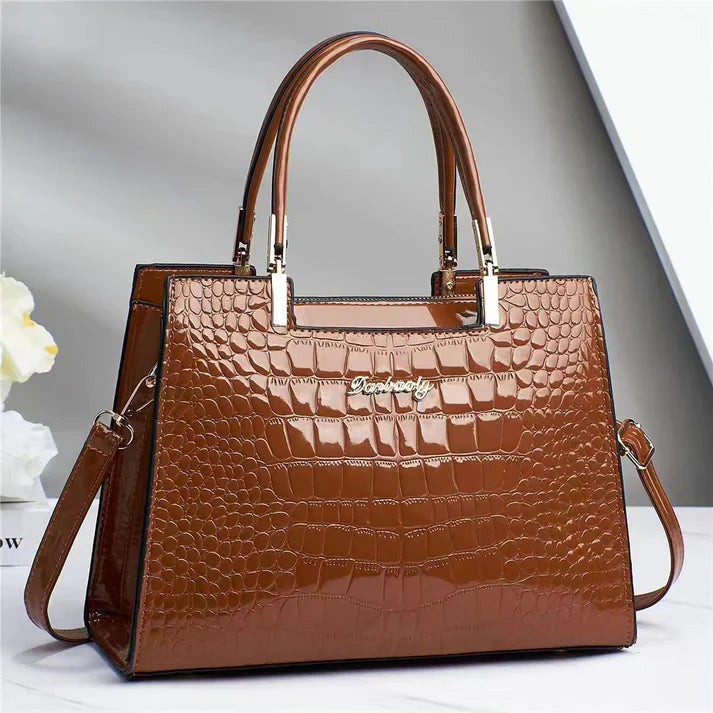 Selmira | Frauen glänzende handtasche