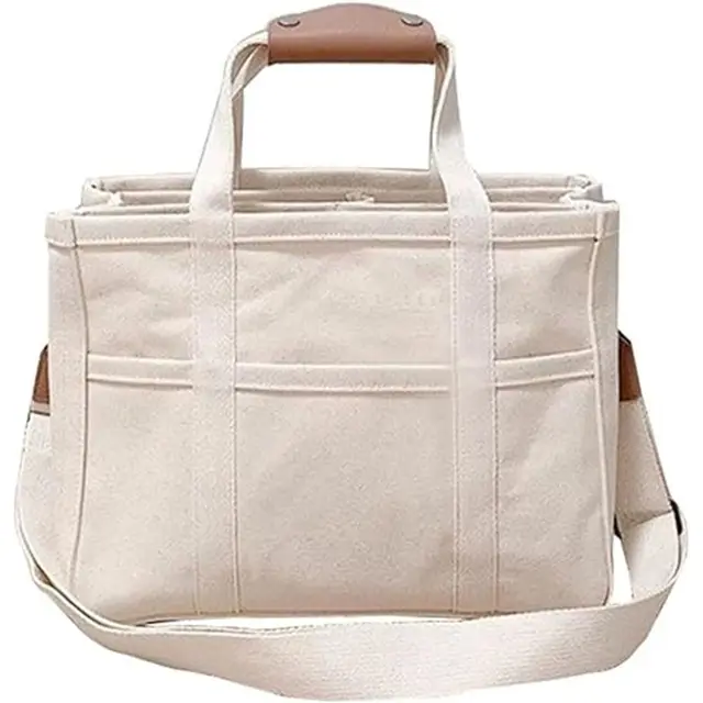 Selmira - Canvas-Tasche mit Mehrfachfächern