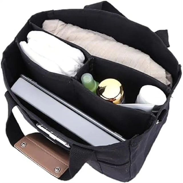 Selmira - Canvas-Tasche mit Mehrfachfächern