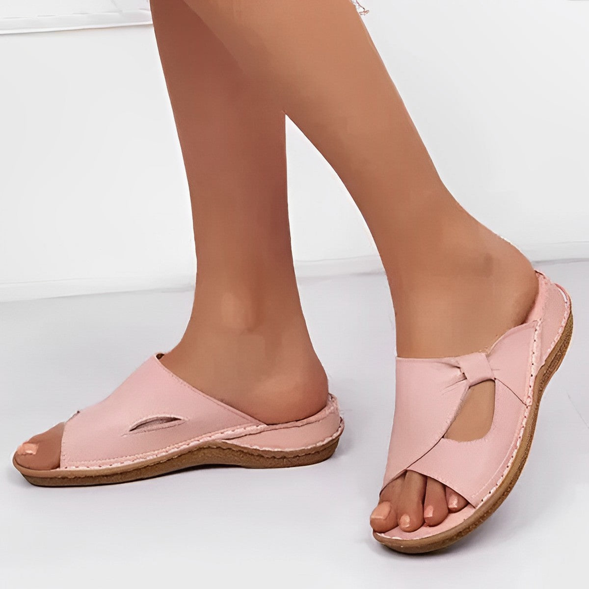 Selmira | Orthopädische Vegane-Leder Sandalen