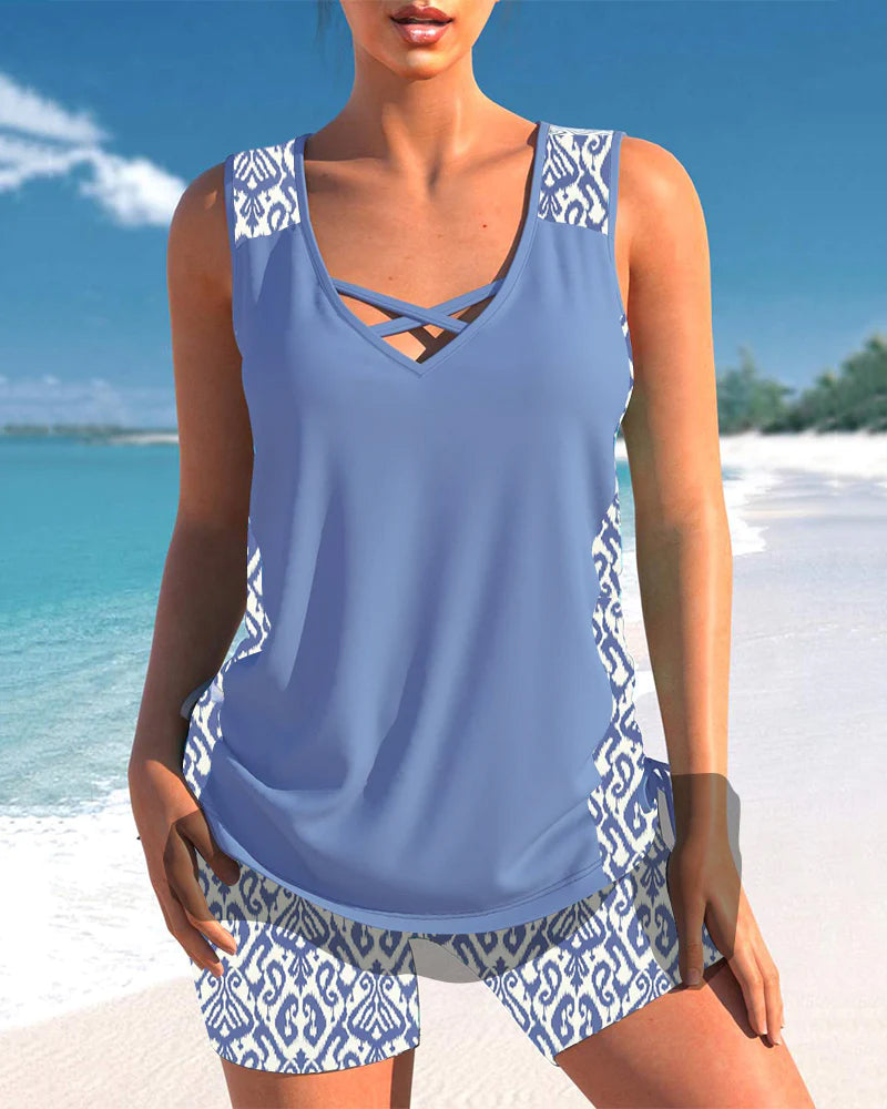 Selmira | Druck Tankini Set