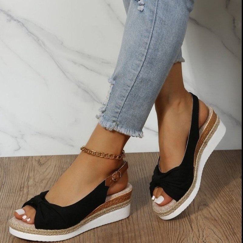 Selmira | Orthopädische Peep-Toe Wedges