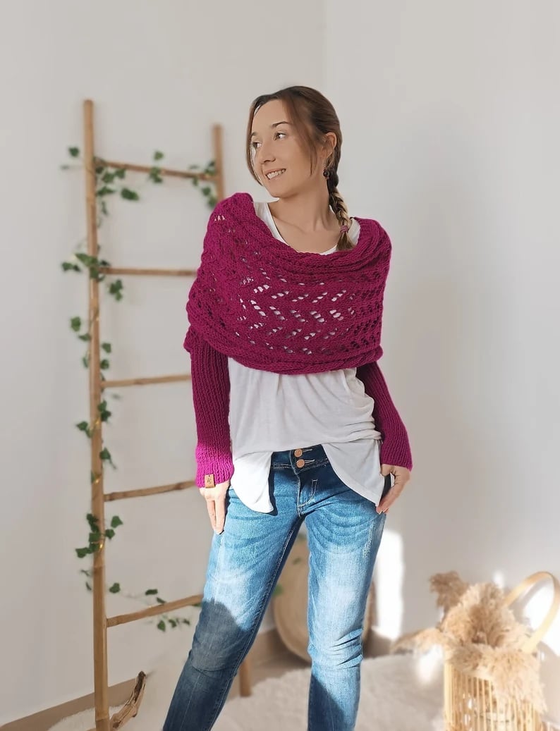 Selmira | Bequemer Strickschal
