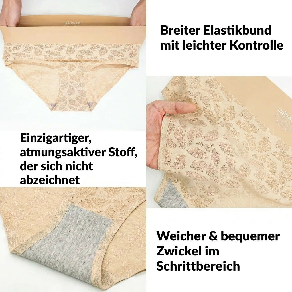 Nahtlose formende Spitzen-Unterwäsche mit hohem Bund, 5er-Pack