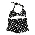 Damen Bikini-Set mit gepolstertem Oberteil und hochgeschnittenem Höschen Selmira