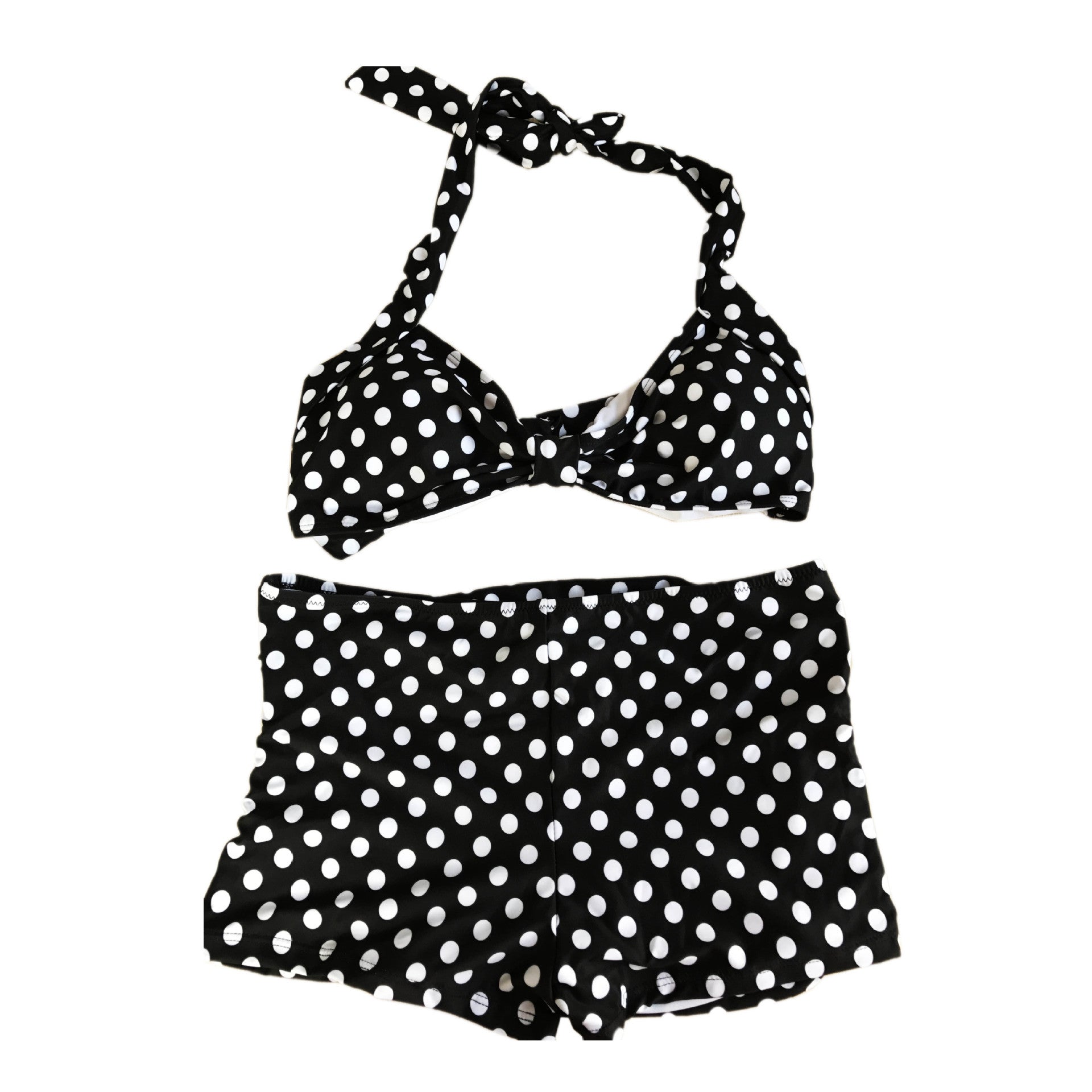 Damen Bikini-Set mit gepolstertem Oberteil und hochgeschnittenem Höschen Selmira