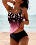 Selmira | Ombre Geblümte Tankini