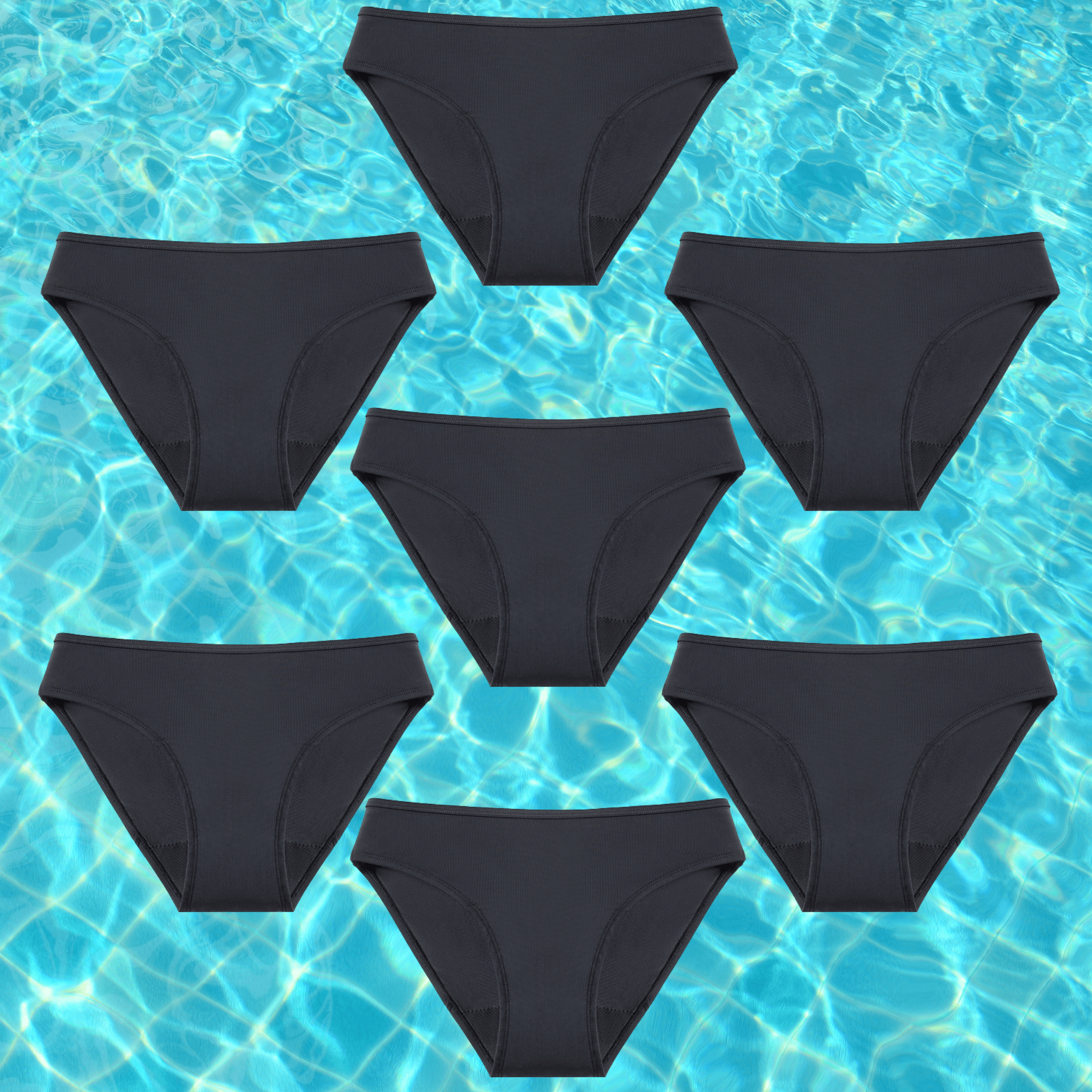 Selmira | Damen Menstruation Bikinislip Damenunterwäsche Schwimmbekleidung