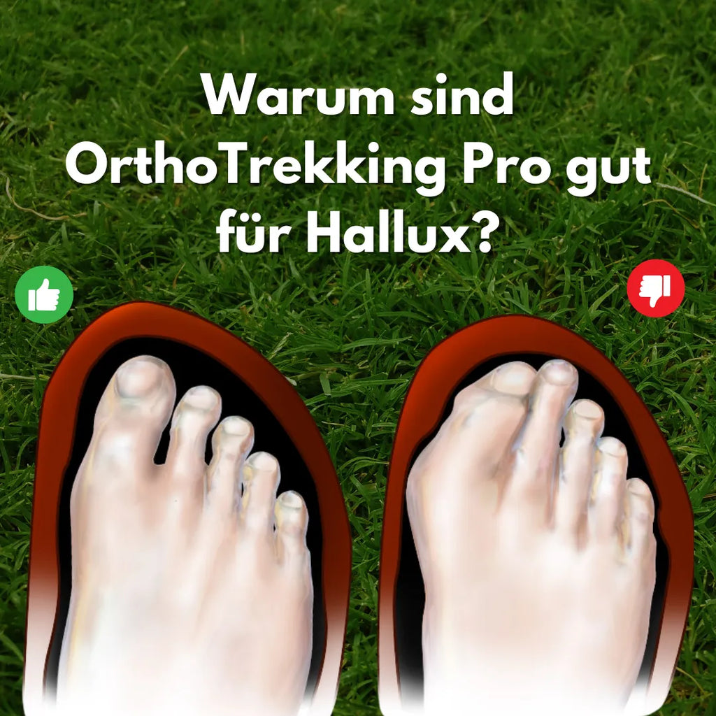 OrthoTrekking Pro Ergonomische Wander- und Trekkingschuhe – Komfortable Alltagsschuhe mit breiter Zehenbox