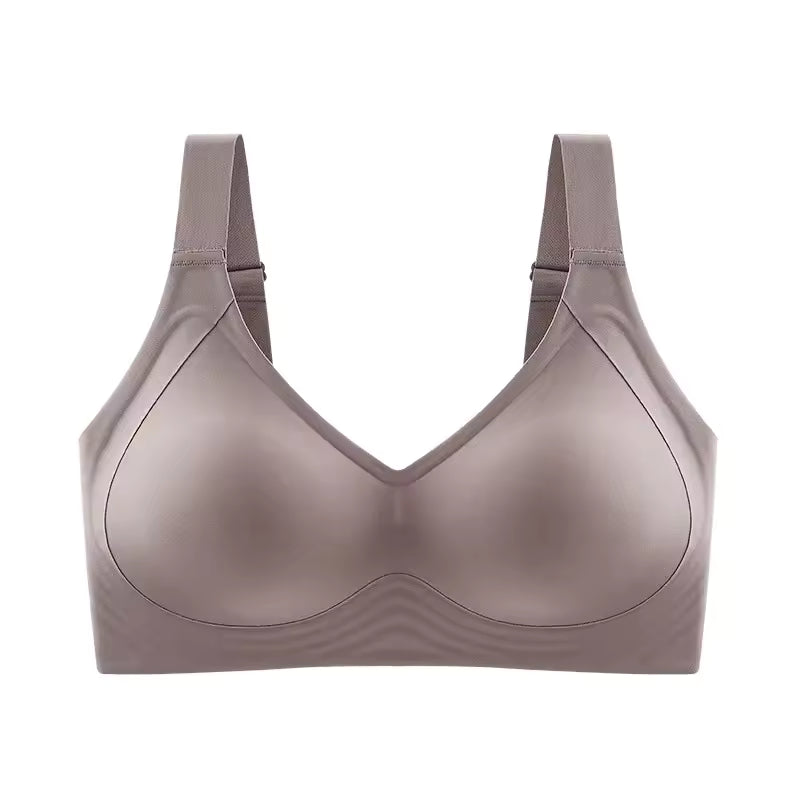 Selmira Bügelloser Plus-Size Push-up BH – Nahtloser Komfort-BH für Damen, weich & formend, M–6XL