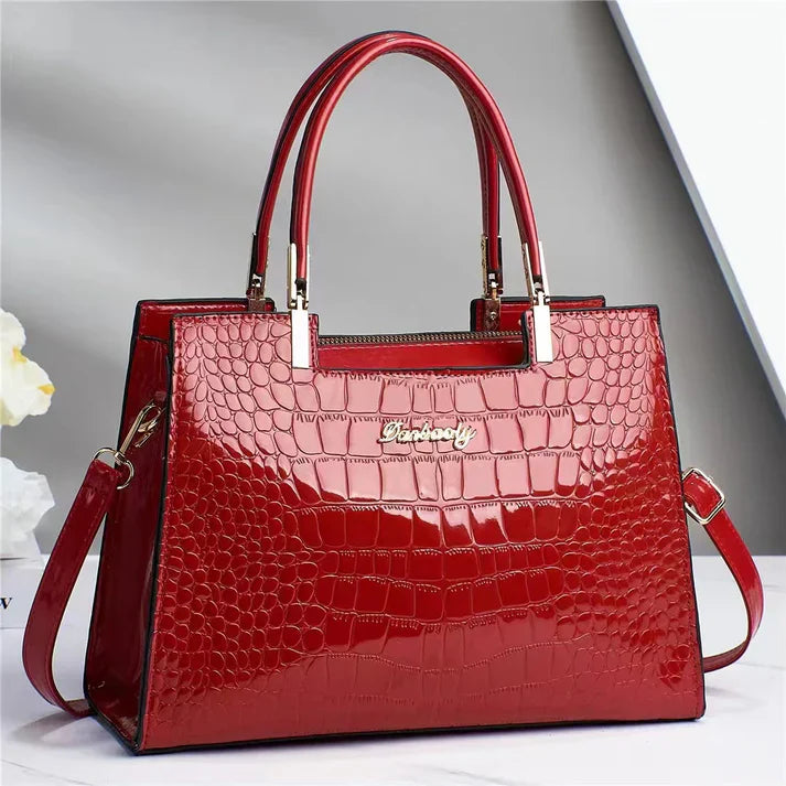 Selmira | Frauen glänzende handtasche
