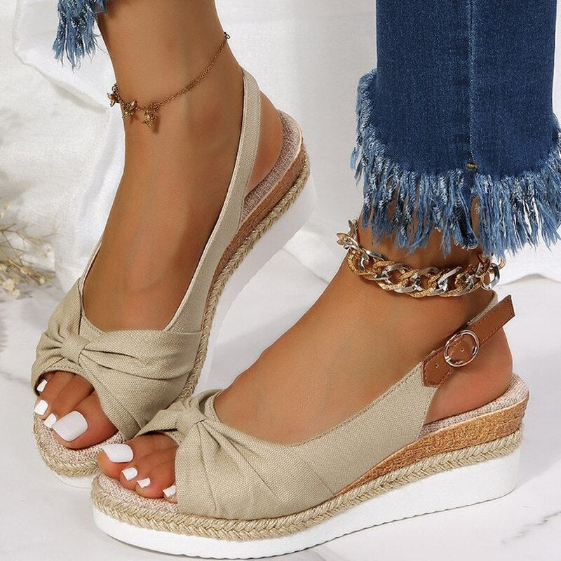 Selmira | Orthopädische Peep-Toe Wedges