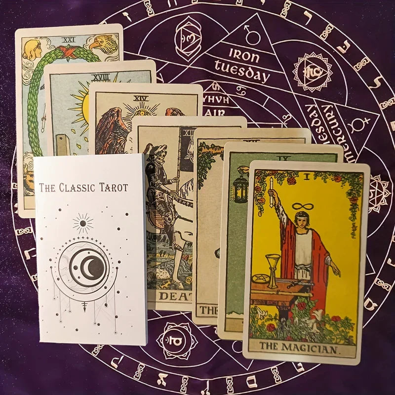 Traditionelles Tarotkarten-Set (78 Karten)