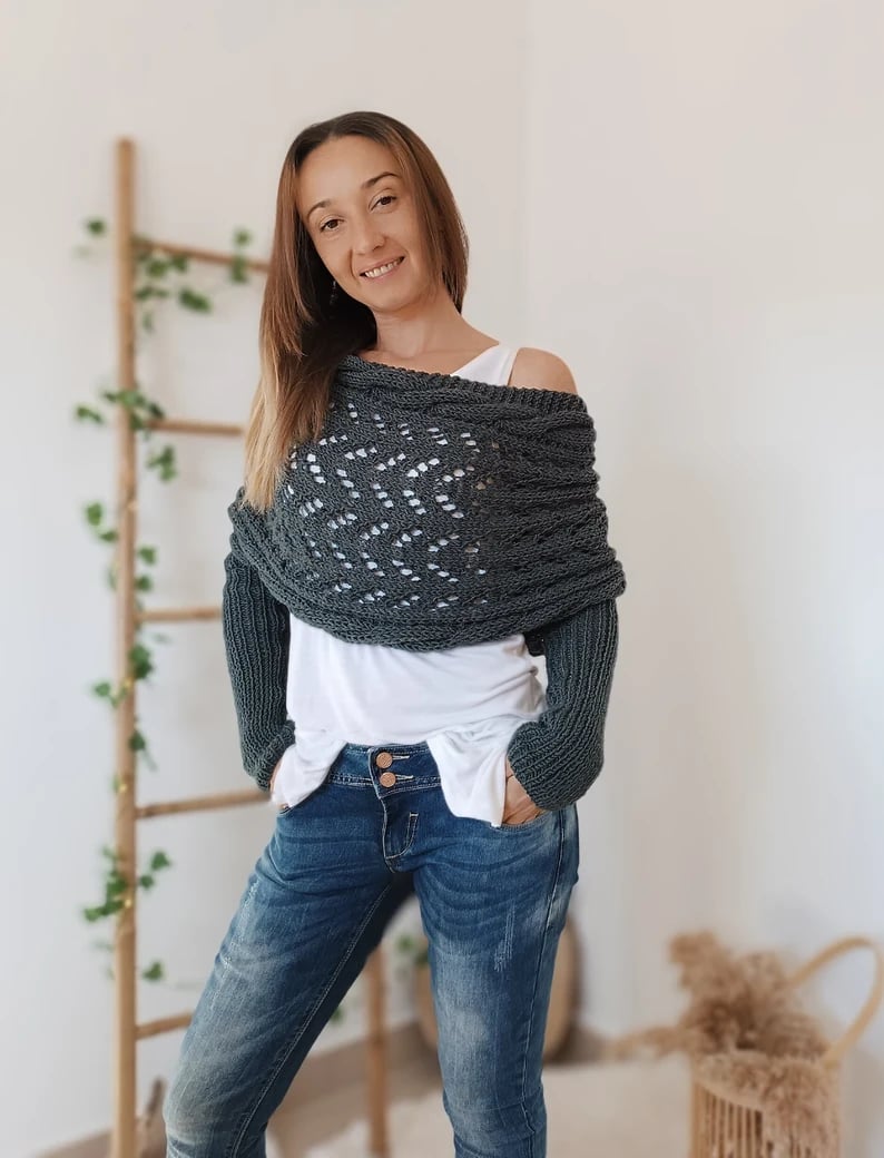 Selmira | Bequemer Strickschal