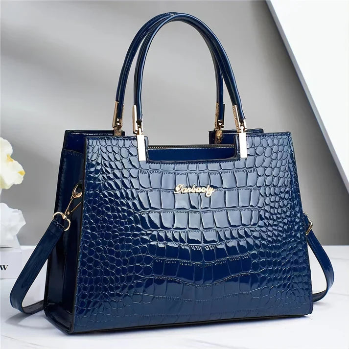 Selmira | Frauen glänzende handtasche