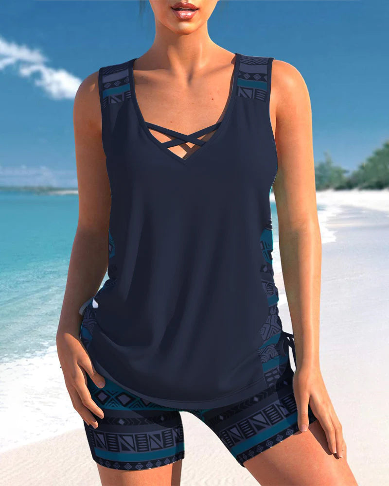 Selmira | Druck Tankini Set