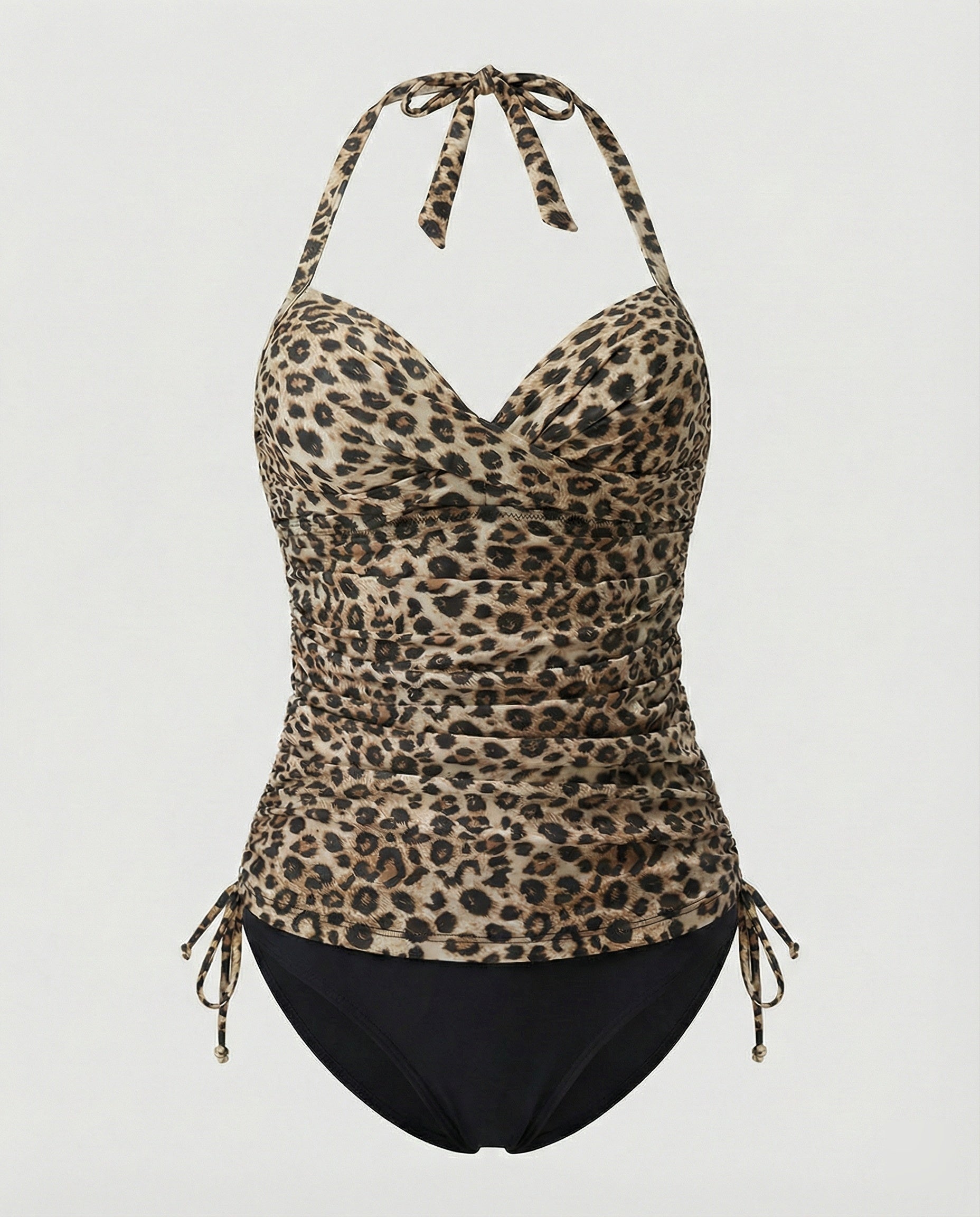 Selmira | Tankini Von Byvera mit V-Ausschnitt Im Leopardenmuster
