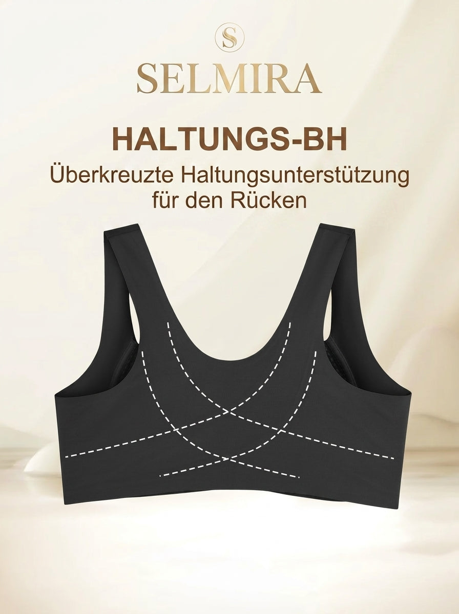 Bügelloser Frontverschluss-BH mit glättendem Rücken