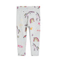 Mädchen Leggings mit zauberhaften Regenbogen- und Einhorn-Motiven