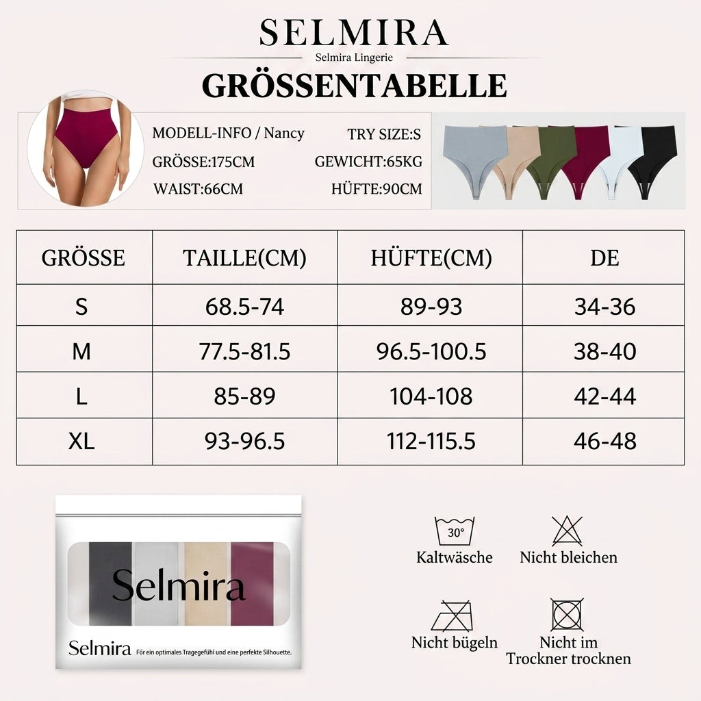 No-Show-High-Waist-String für Damen