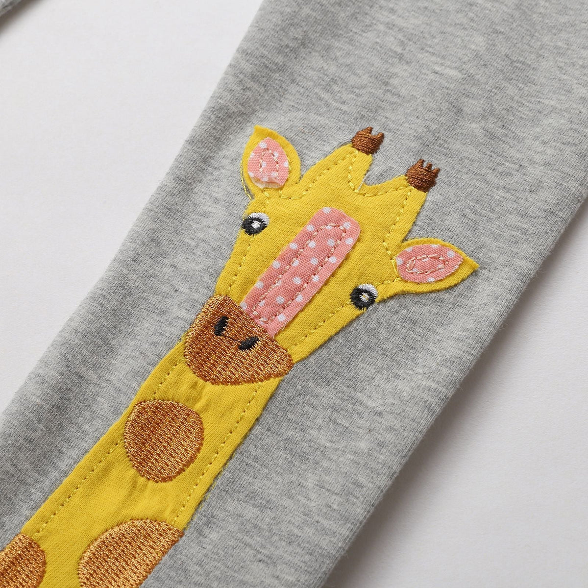 Mädchen Leggings mit niedlicher Giraffenapplikation