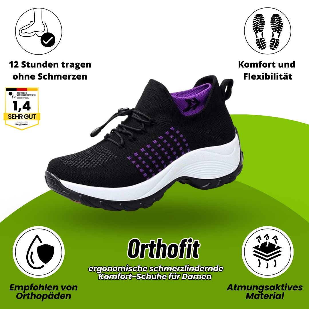 Damen Komfortschuhe – Ergonomische Alltagsschuhe mit flexibler Sohle und breiter Passform