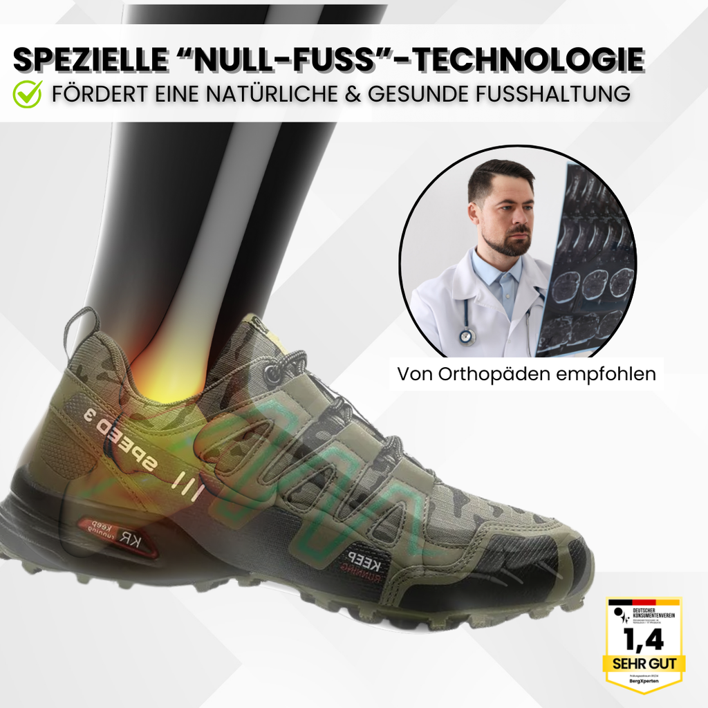 OrthoTrekking Max - Orthopädische schmerzlindernde Wanderschuhe