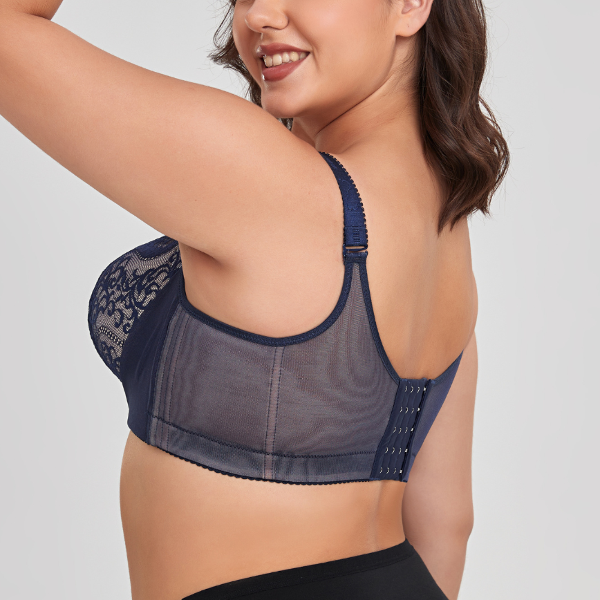 Selmira Push-Up BH mit Spitze | Komfort BH mit Halt & natürlichem Push-Up
